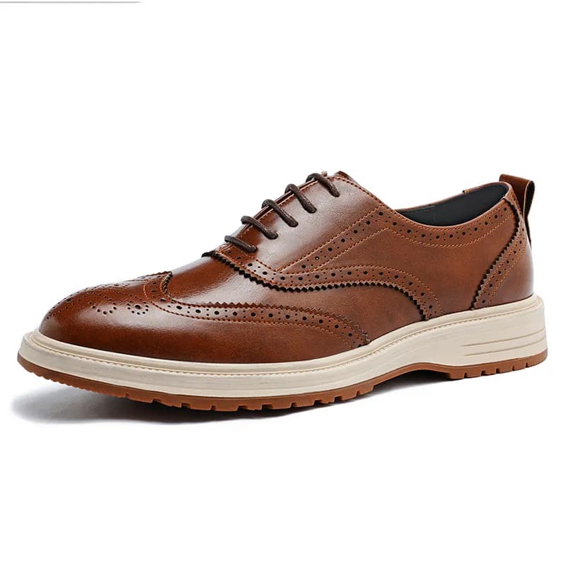 Men's Breathable Business Leather Shoes
