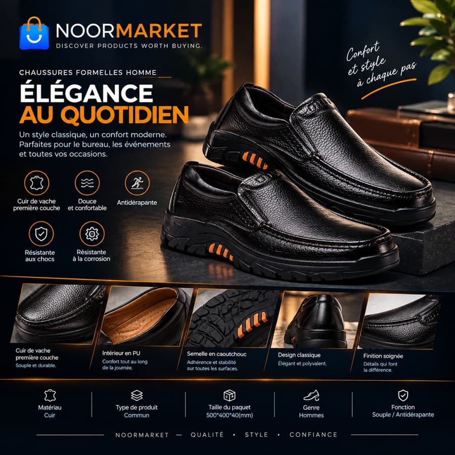 Men's Business Casual Leather Shoes